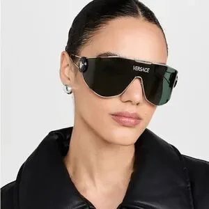 VERSACE Sunglasses VE2268 143387 Matte Black Dark Grey Unisex NEW Versace VE2268 143387 Sunglasses Matte Black/Dark Grey  main image 3